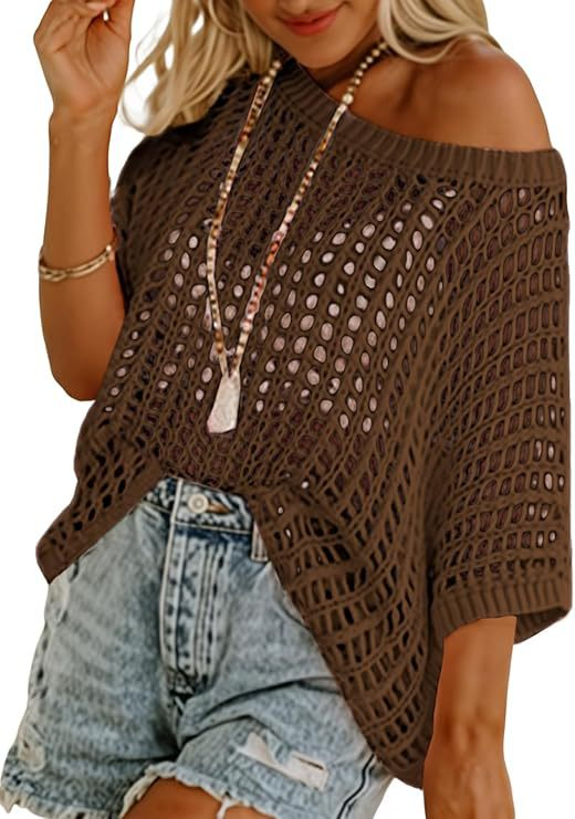 VIDAL BORDEAUX | HAUT EN CROCHET TRICOTÉ POUR FEMMES