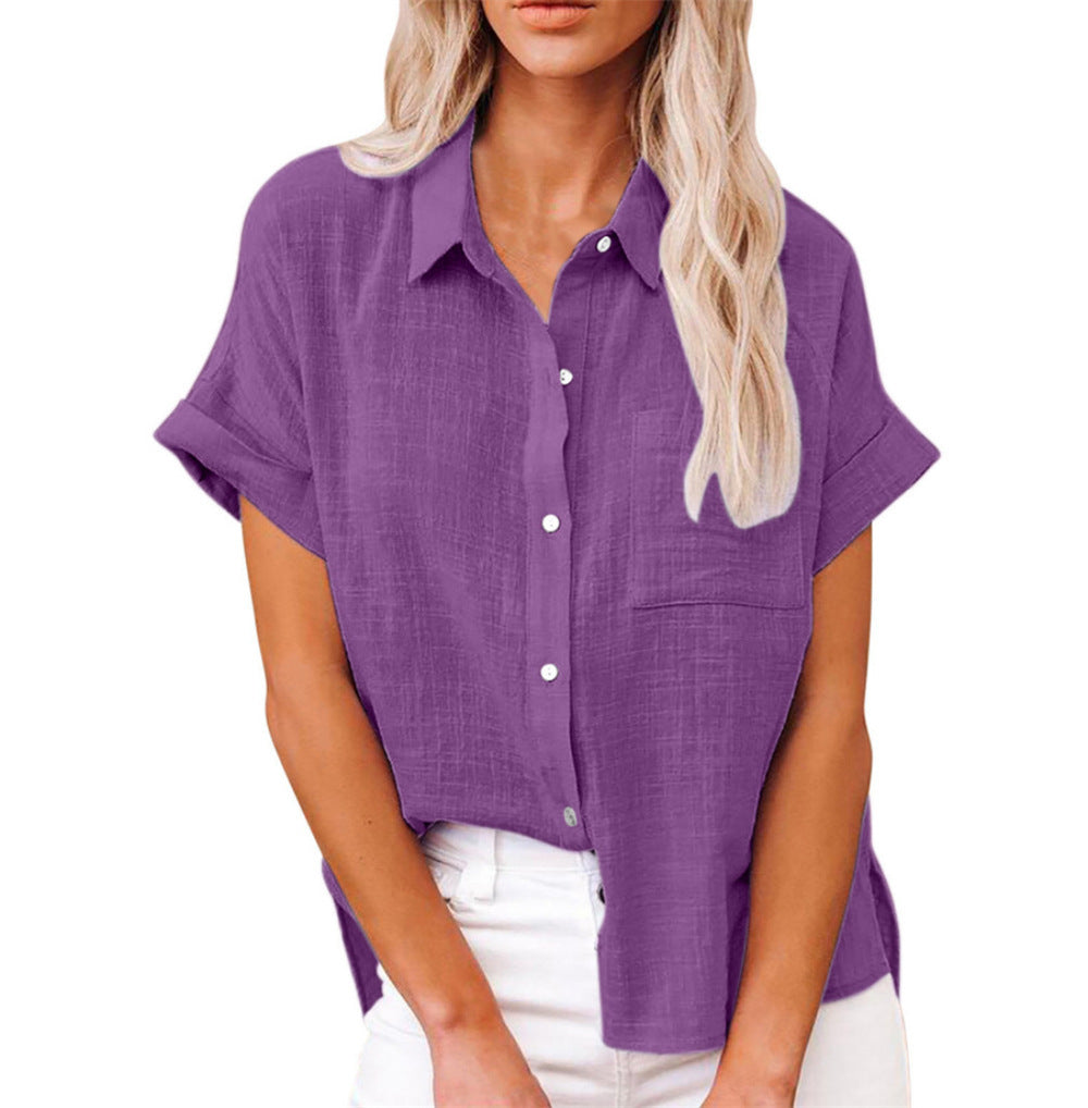 VIDAL BORDEAUX | BLOUSE EN LIN POUR FEMMES