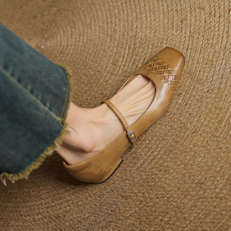 Marlow | Ballerines Mary Jane à bout carré
