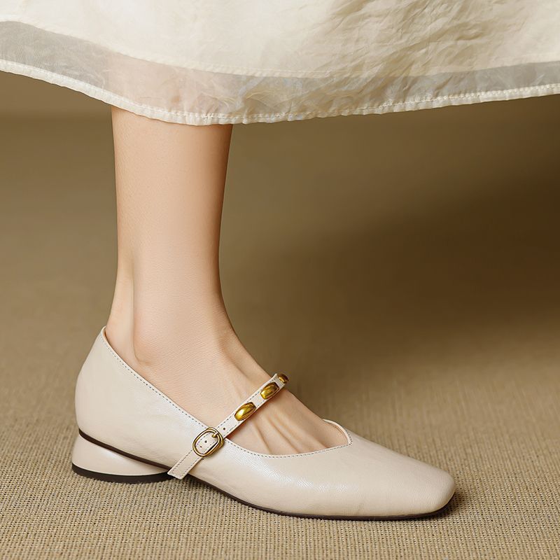 Dahlia | Mary Janes à Boucle Vintage