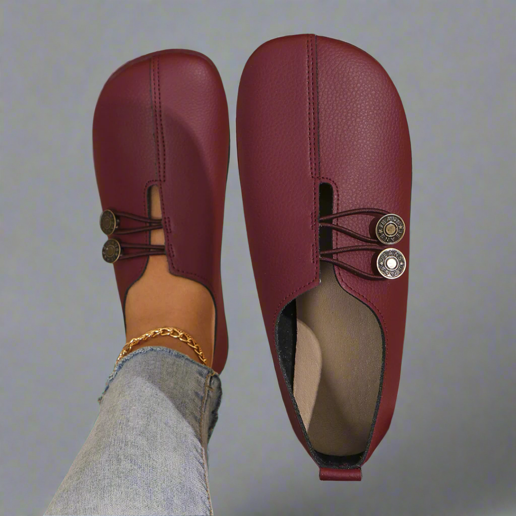 MOREAU LYON | CHAUSSURES MOCASSINS BOUTON POUR FEMMES