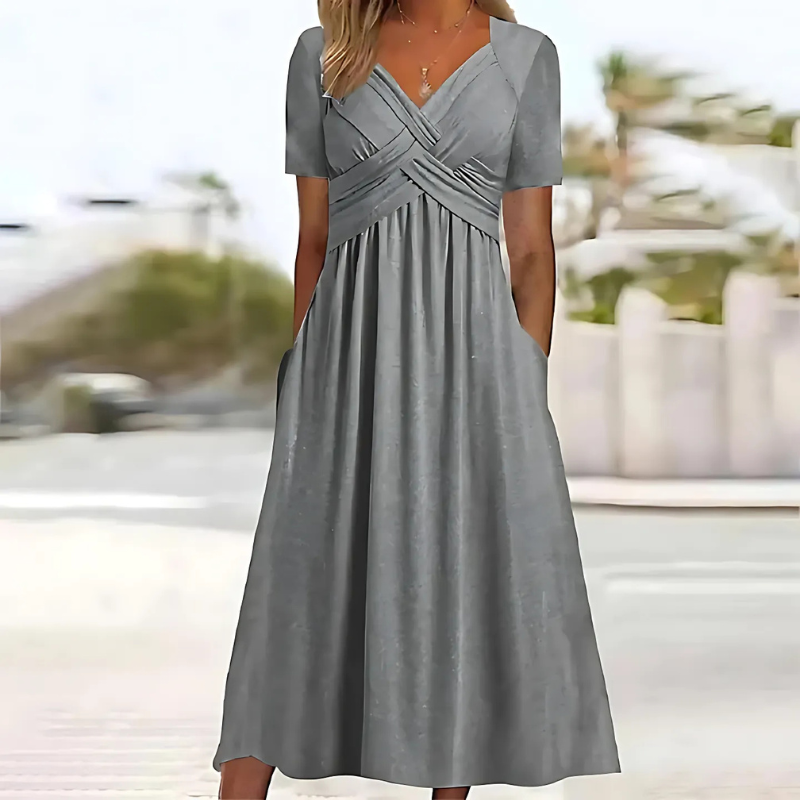 VIDAL BORDEAUX | ROBE MIDI INTEMPORELLE POUR FEMMES