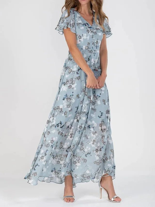 MOREAU LYON | ROBE MAXI FLORALE ÉTÉ POUR FEMMES