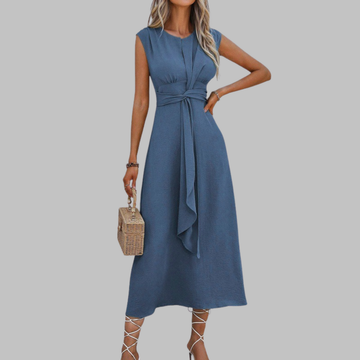 MOREAU LYON | ROBE MAXI SANS MANCHES POUR FEMMES