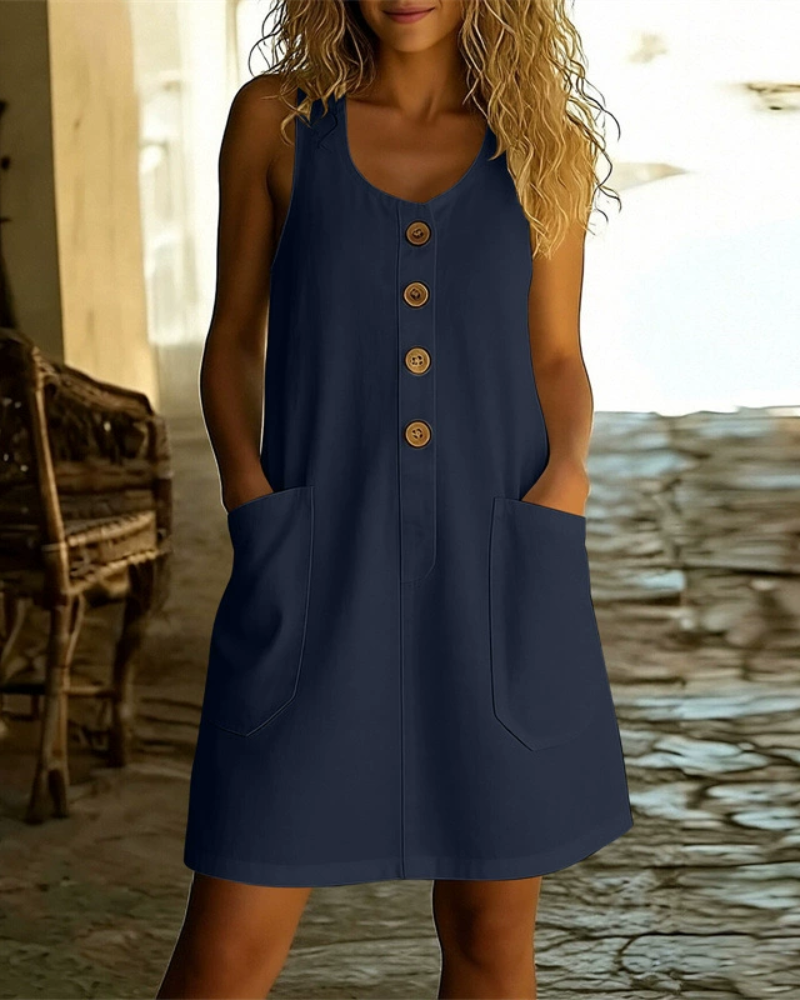 MOREAU LYON | ROBE À BOUTONS D'ÉTÉ POUR FEMMES