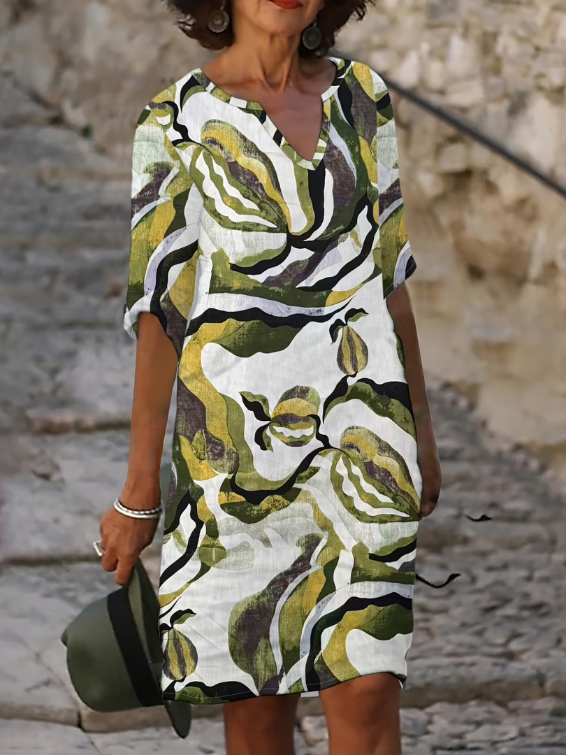 MOREAU LYON | ROBE D'ÉTÉ IMPRIMÉE POUR FEMMES