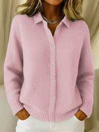 Camille™ | Cardigan Boutonné en Tricot Texturé