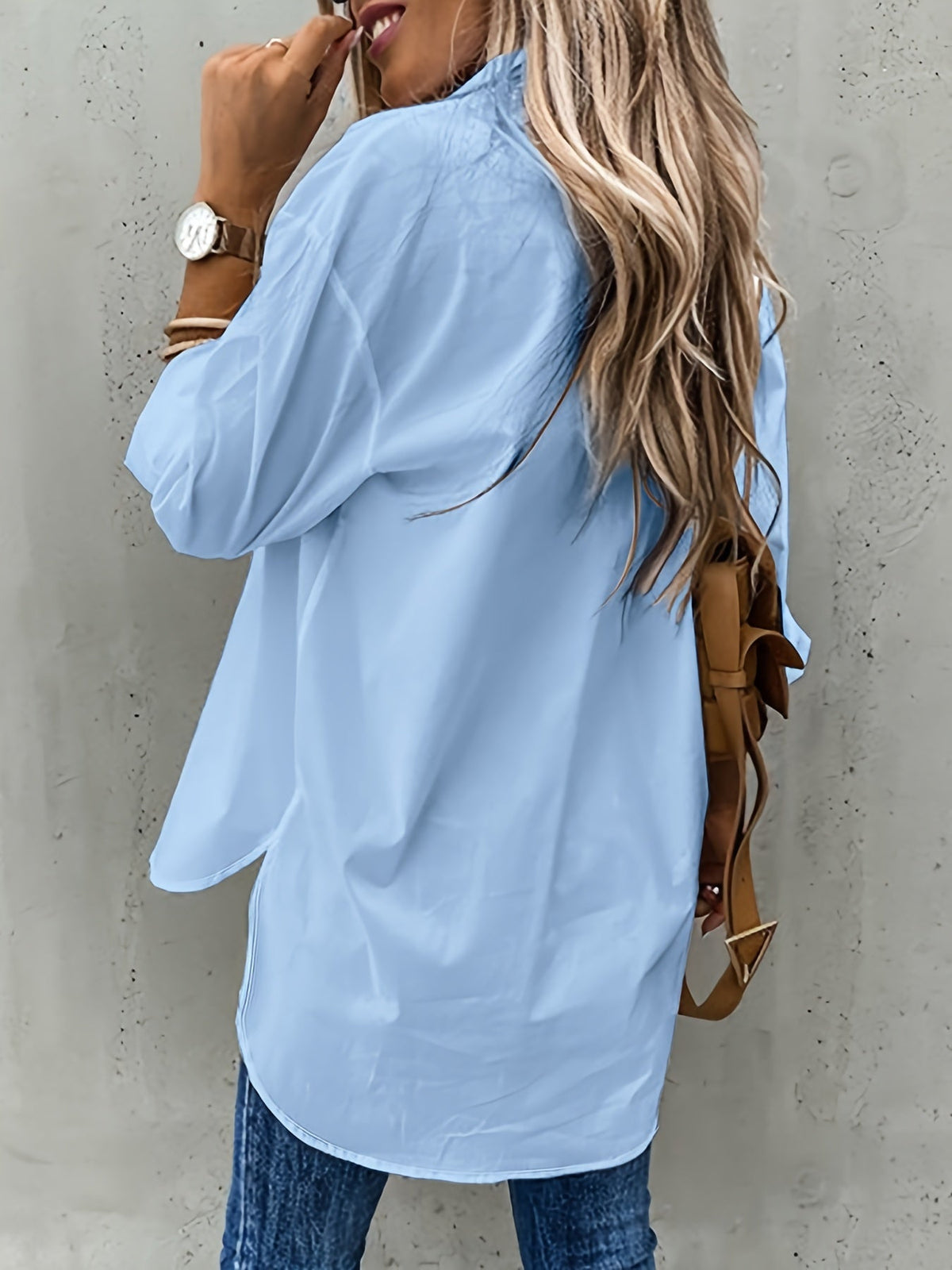 VIDAL BORDEAUX | CHEMISE CHIC À MANCHES LONGUES POUR FEMMES