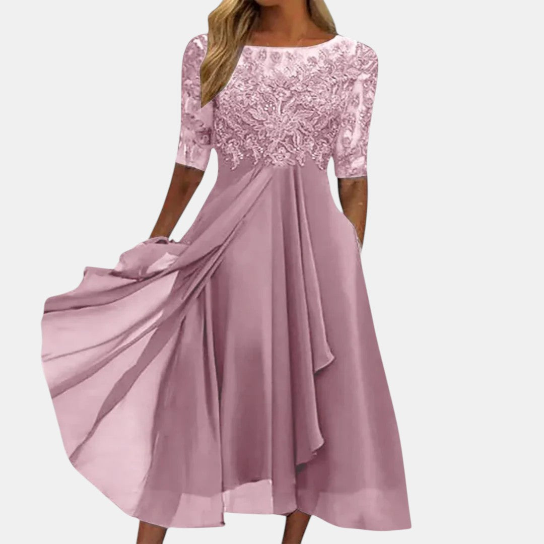 MOREAU LYON | ROBE EN DENTELLE ÉLÉGANTE POUR FEMMES
