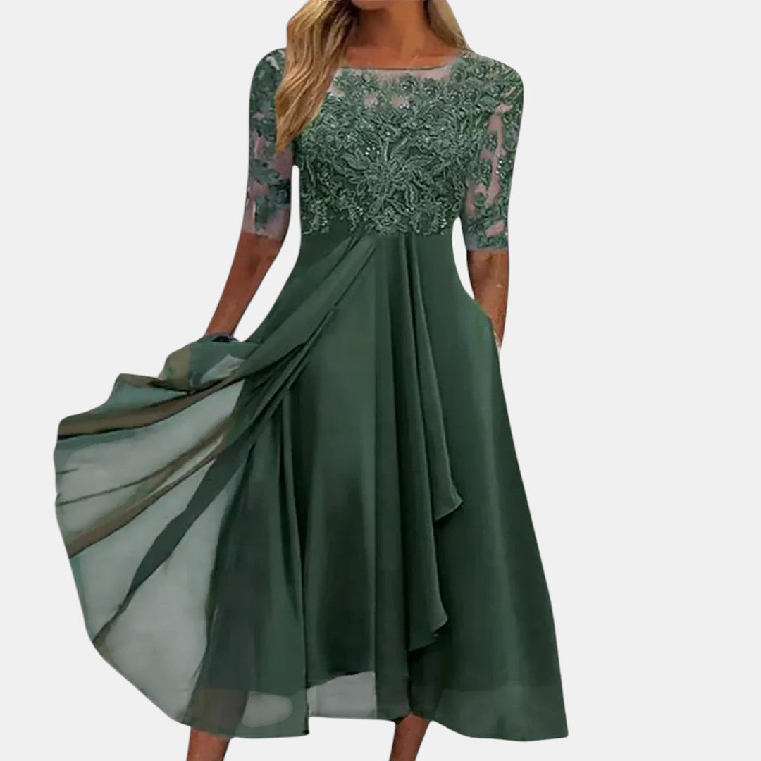 MOREAU LYON | ROBE EN DENTELLE ÉLÉGANTE POUR FEMMES
