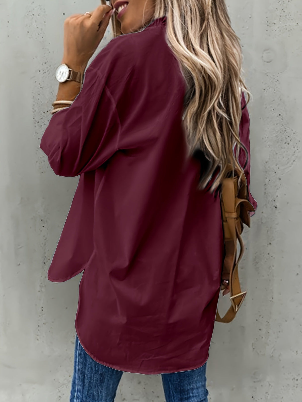 VIDAL BORDEAUX | CHEMISE CLASSIQUE POUR FEMMES
