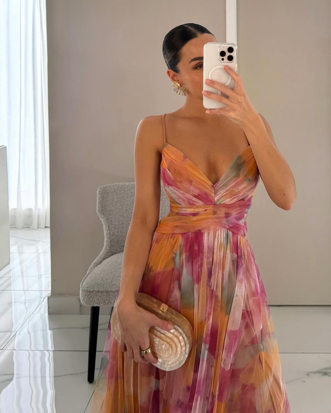 MOREAU LYON | ROBE MAXI FLORALE POUR FEMMES