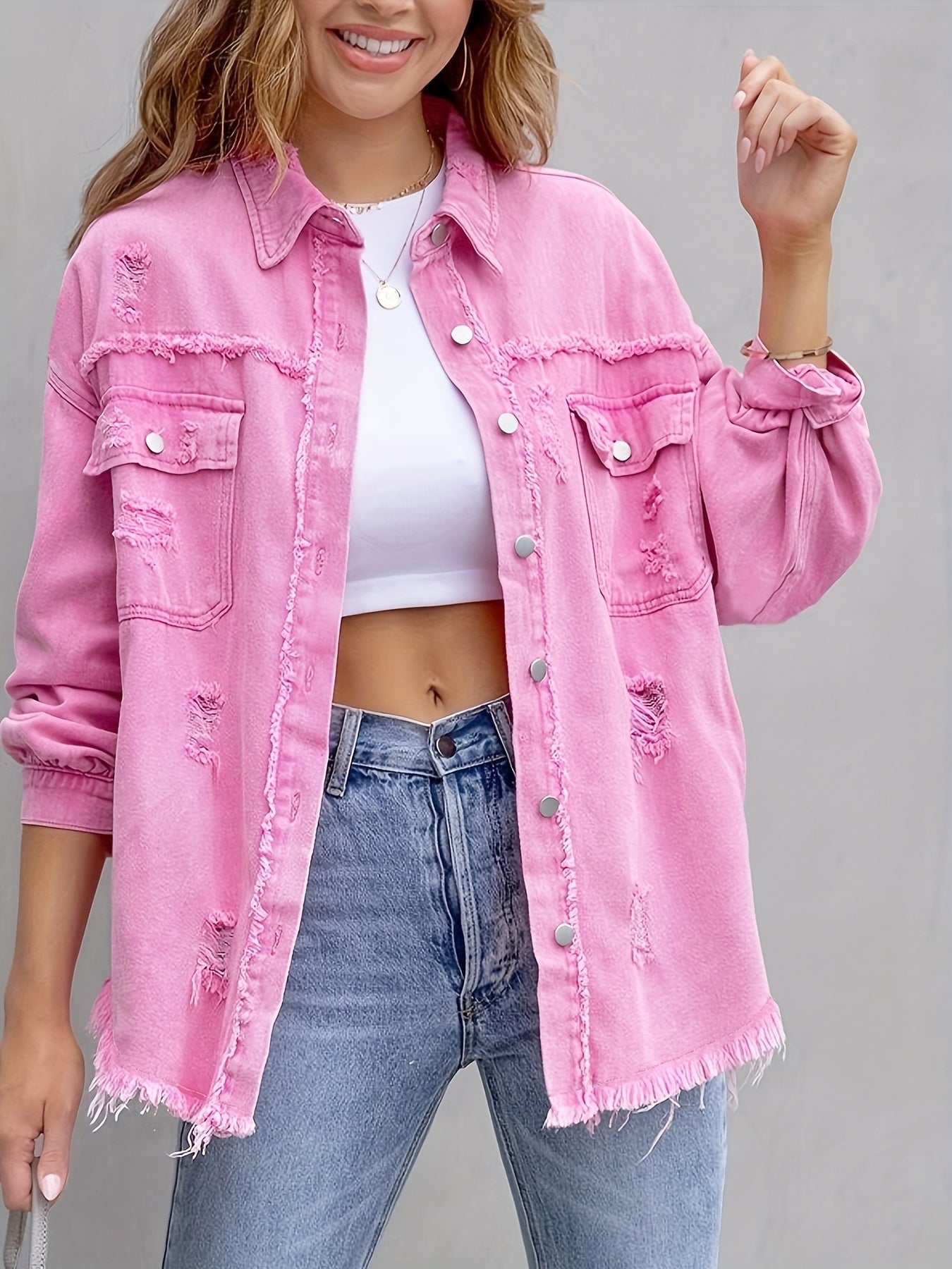 VIDAL BORDEAUX | GILET EN DENIM POUR FEMMES