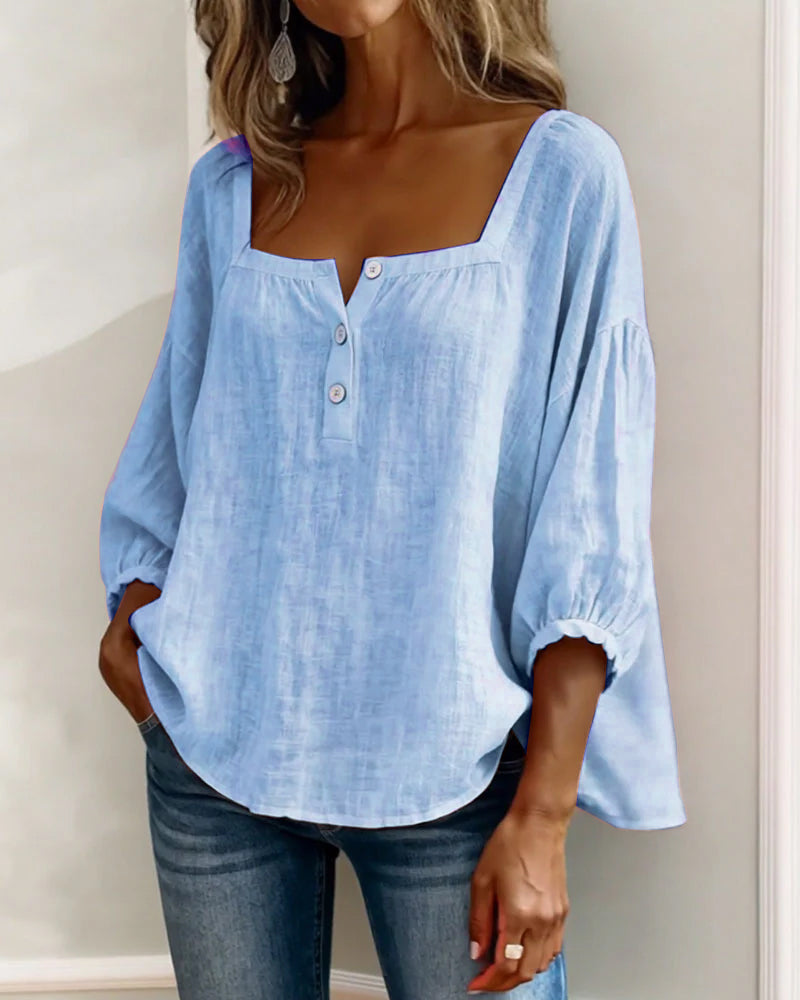 VIDAL BORDEAUX | BLOUSE EN LIN POUR FEMME