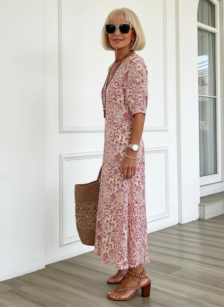 MOREAU LYON | ROBE MAXI BOHO POUR FEMMES