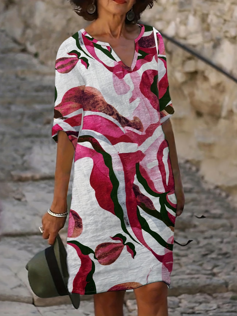 MOREAU LYON | ROBE D'ÉTÉ IMPRIMÉE POUR FEMMES