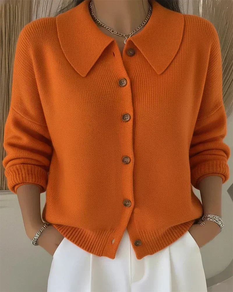 Vespera™ | Cardigan à col polo