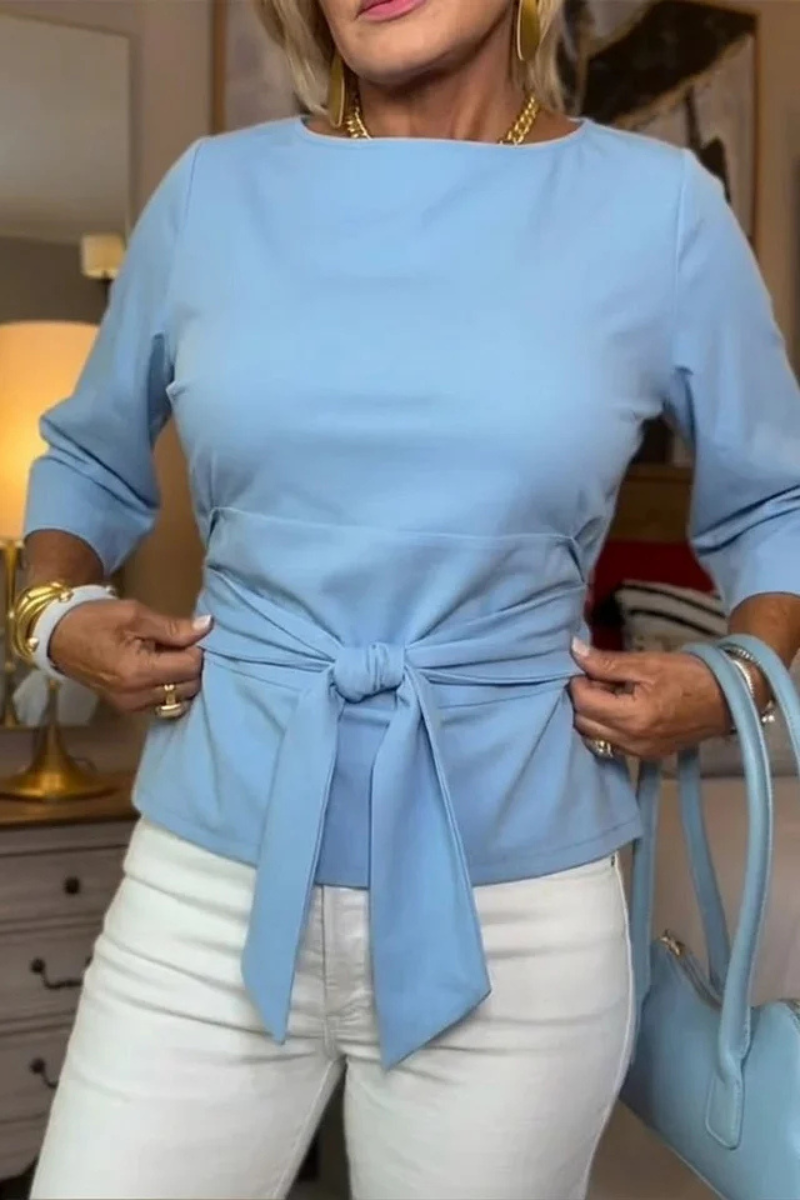 VIDAL BORDEAUX | TOP À NOUER À LA TAILLE POUR FEMMES