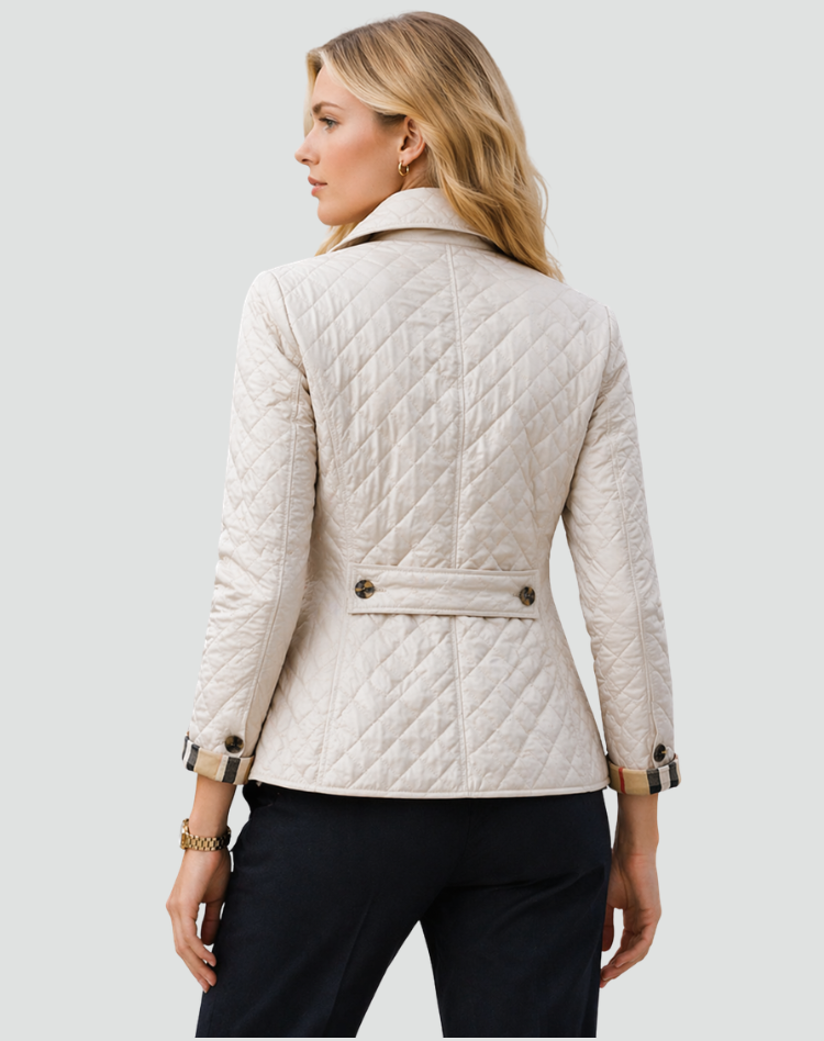 VIDAL BORDEAUX | VESTE MATELASSÉE BOUTONNÉE POUR FEMMES