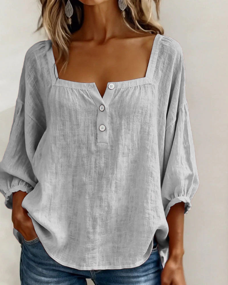 VIDAL BORDEAUX | BLOUSE EN LIN POUR FEMME