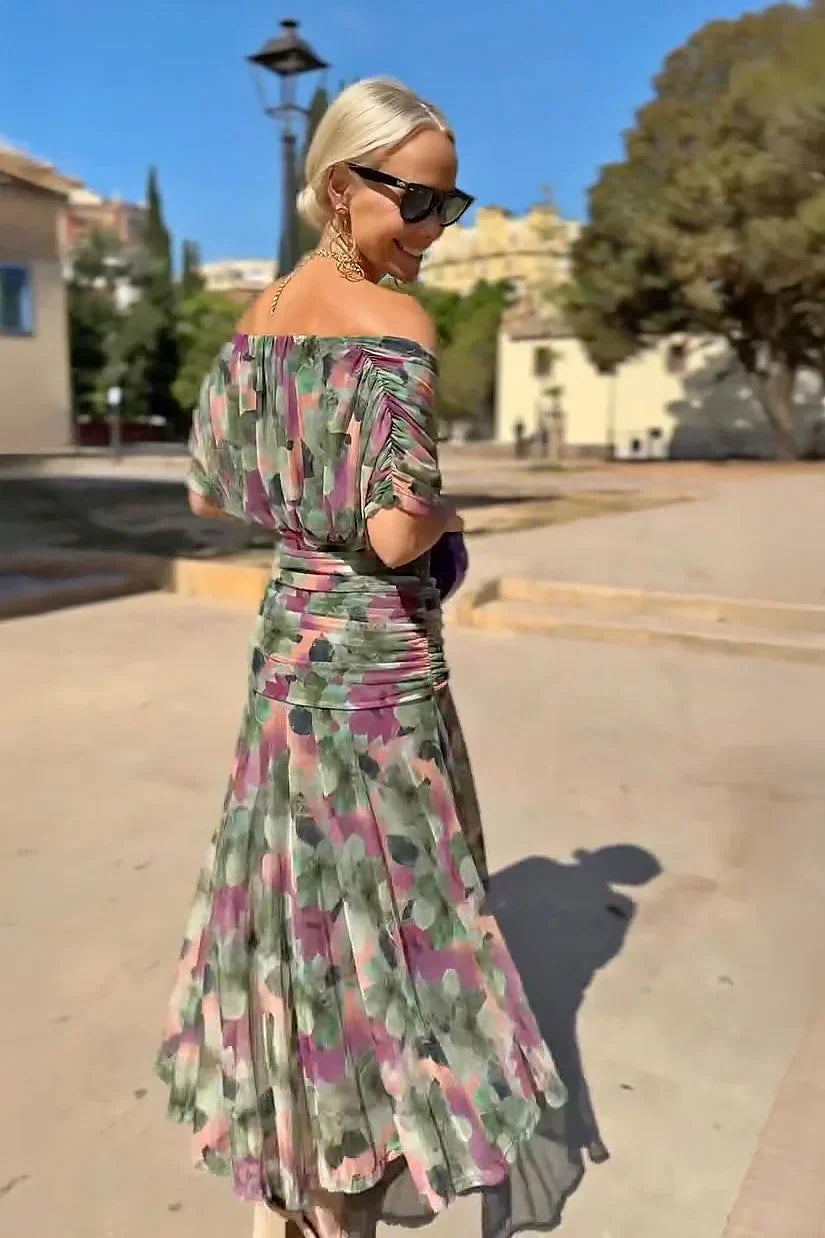 VIDAL BORDEAUX | ROBE MAXI ÉLÉGANTE POUR FEMMES