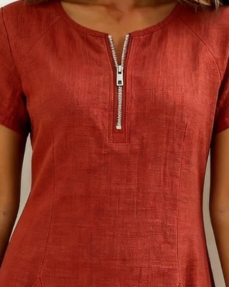 MOREAU LYON | UNE ROBE ZIP EN LIGNE POUR FEMMES