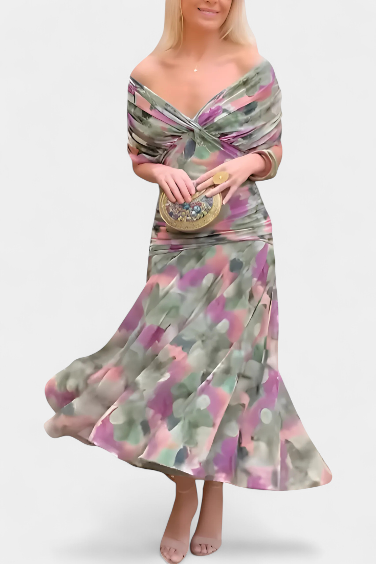 MOREAU LYON | ROBE DRAPÉE ÉLÉGANTE POUR FEMMES