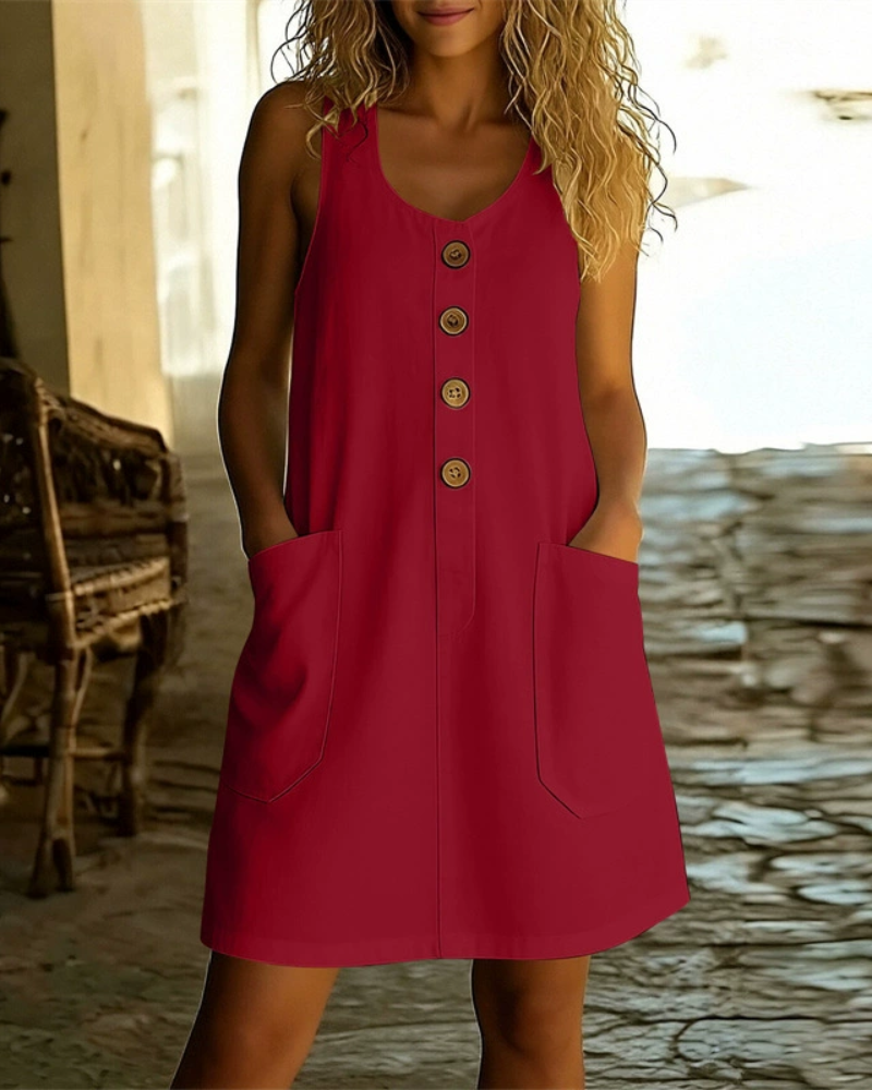 MOREAU LYON | ROBE À BOUTONS D'ÉTÉ POUR FEMMES