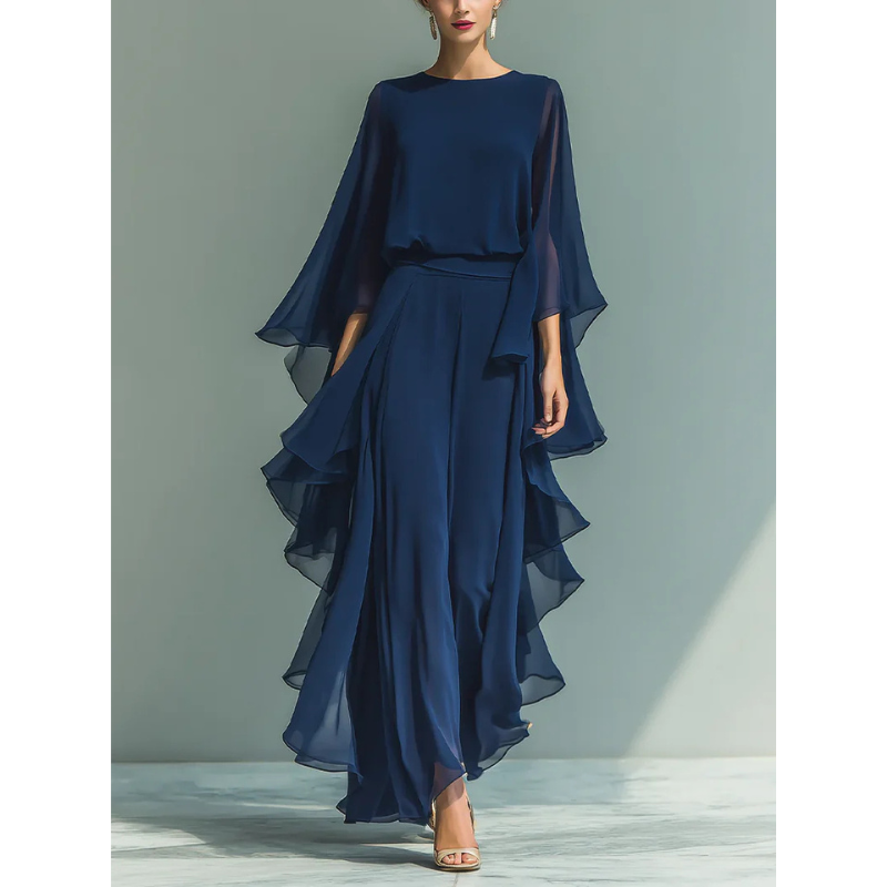 MOREAU LYON | ENSEMBLE DE DEUX PIÈCES EN CHIFFON POUR FEMMES