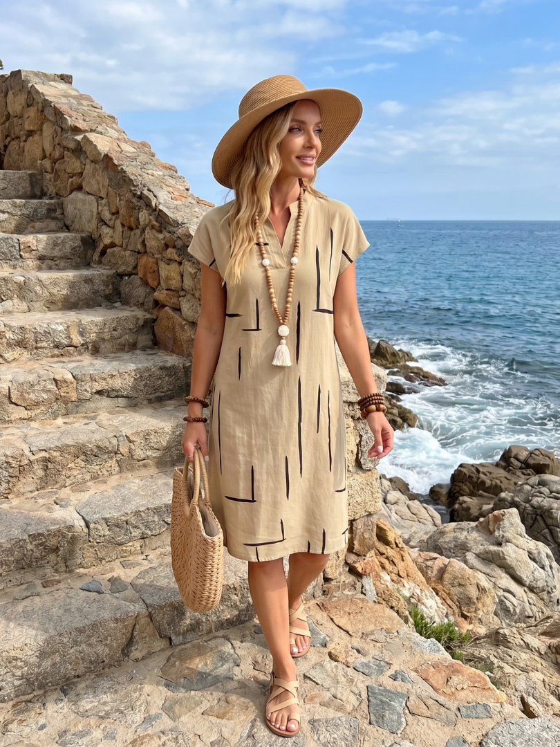 MOREAU LYON | ROBE DE JOUR IMPRIMÉE POUR FEMMES