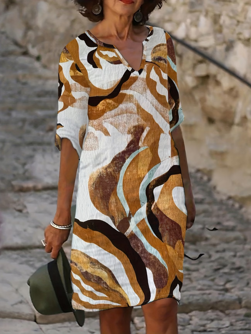 MOREAU LYON | ROBE D'ÉTÉ IMPRIMÉE POUR FEMMES