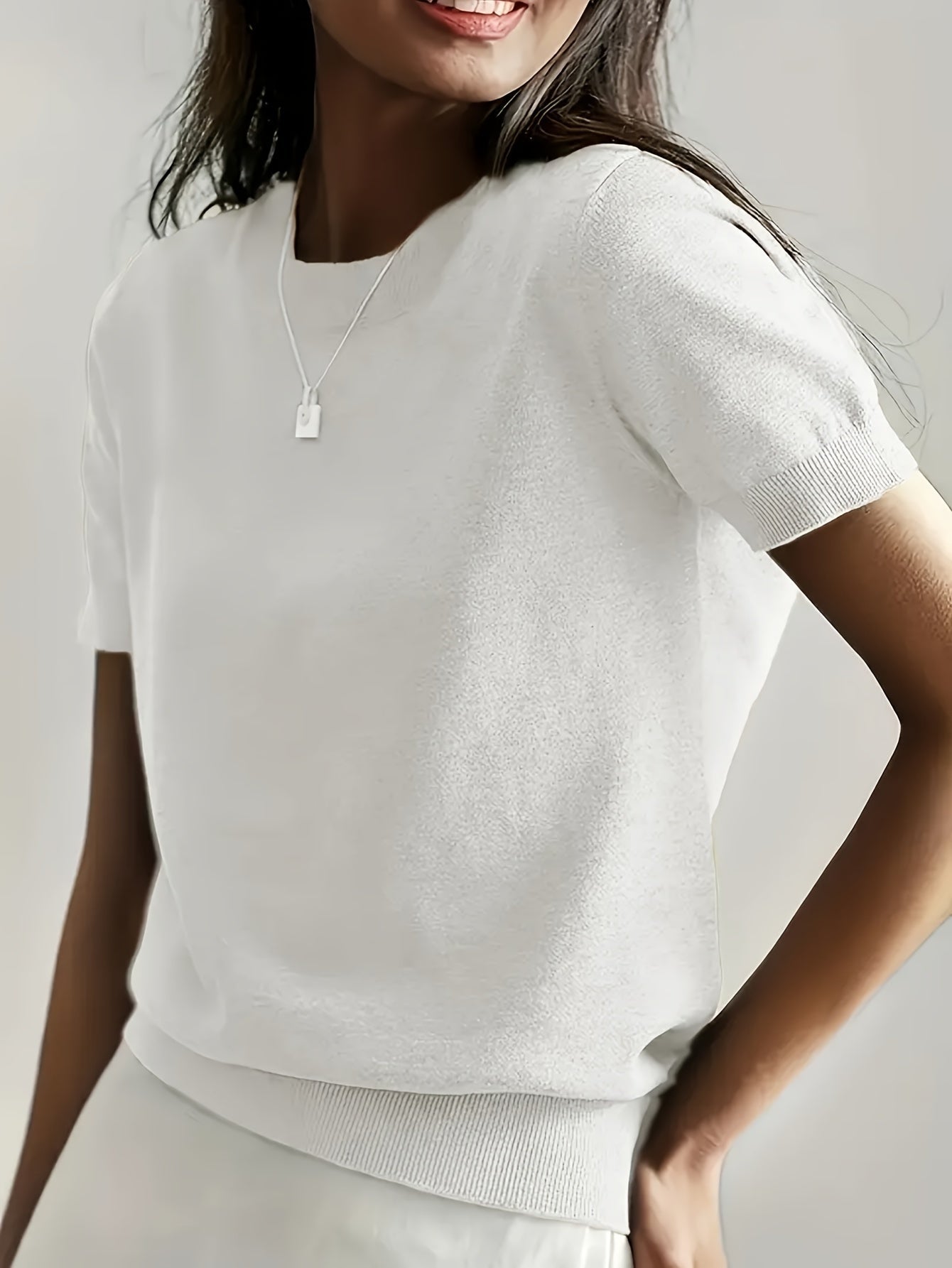 VIDAL BORDEAUX | PULL D'ÉTÉ À MANCHES COURTES POUR FEMMES