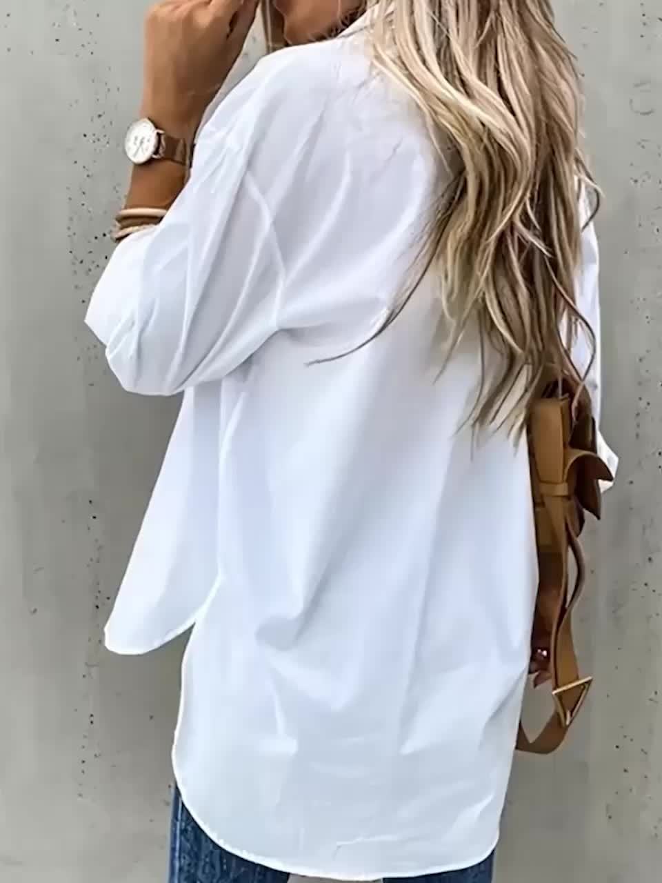 VIDAL BORDEAUX | BLOUSE À MANCHES CHIC QUOTIDIENNE POUR FEMMES