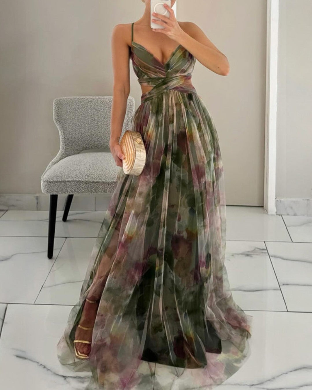 MOREAU LYON | ROBE MAXI FLORALE POUR FEMMES