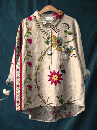 Isla - Blouse Légère à Fleurs