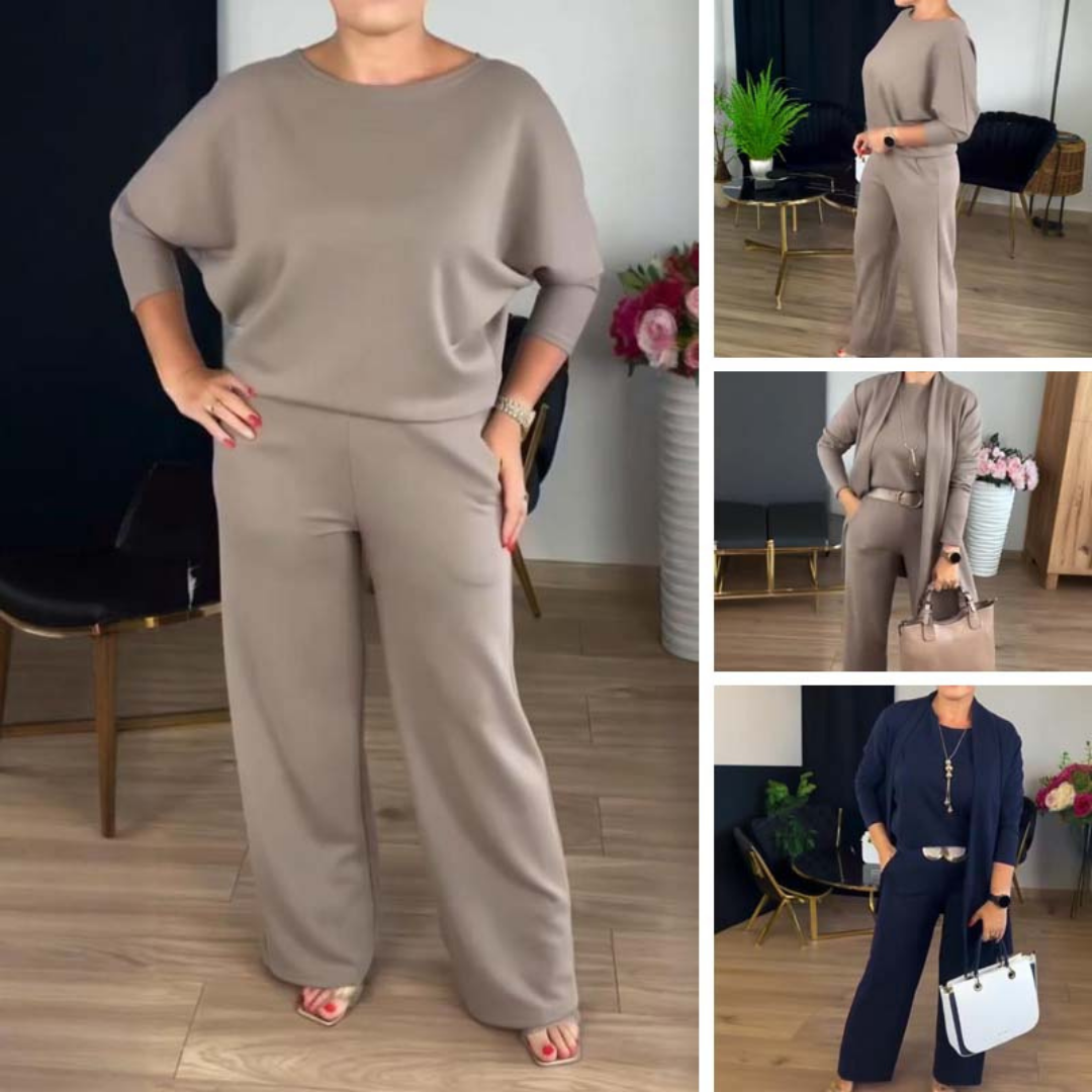MOREAU LYON | ENSEMBLE MAILLE TROIS PIÈCES POUR FEMMES