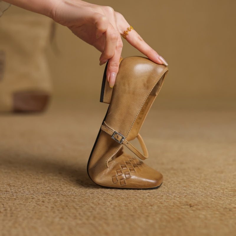 Marlow | Ballerines Mary Jane à bout carré