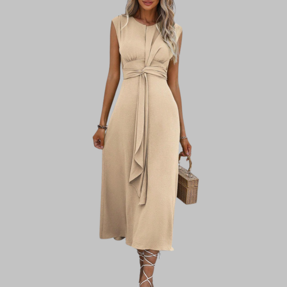 MOREAU LYON | ROBE MAXI SANS MANCHES POUR FEMMES