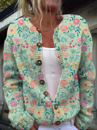 Foxfield™ | Cardigan floral vintage pour femmes