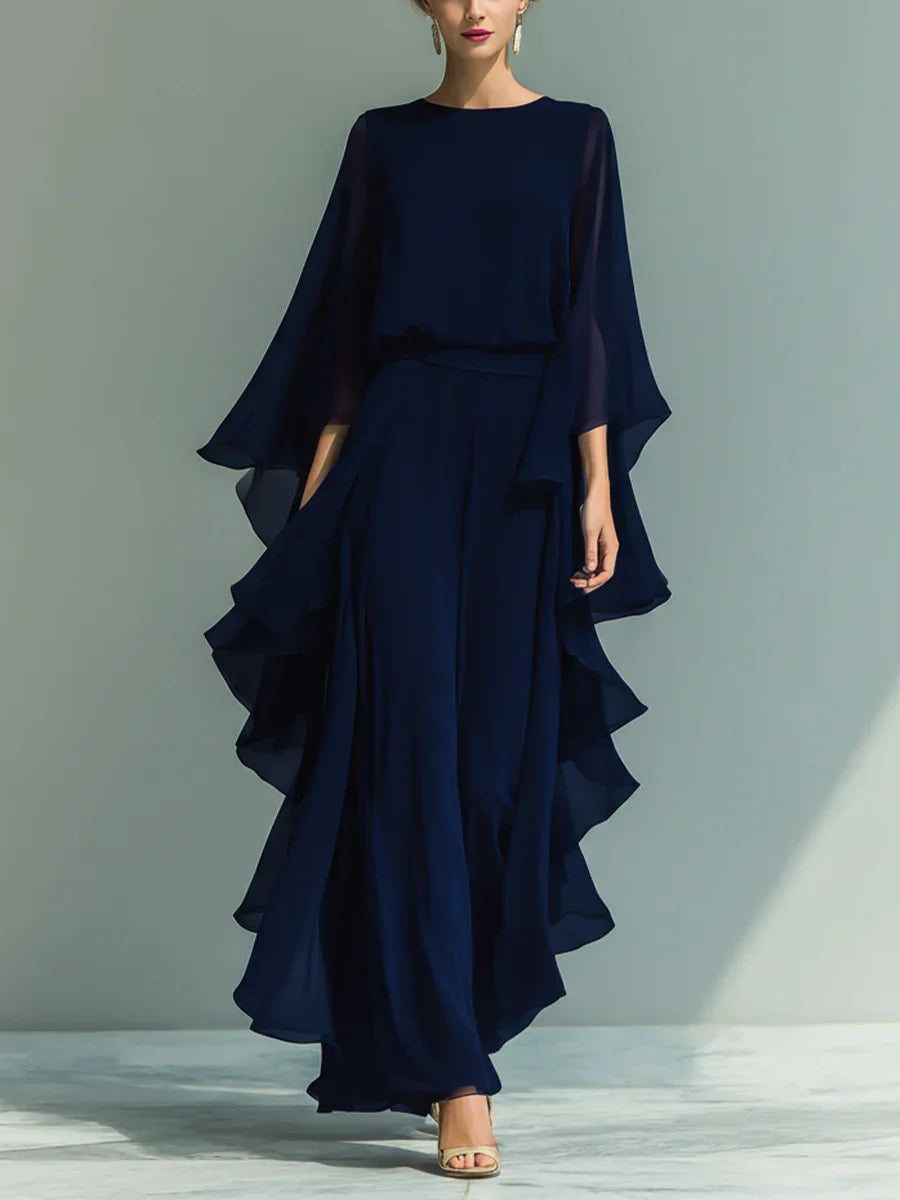 MOREAU LYON | ENSEMBLE CHIFFON PANTALON POUR FEMMES