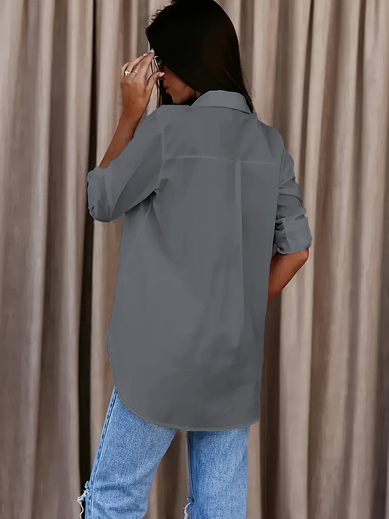 VIDAL BORDEAUX | CHEMISE À BOUTONS POUR FEMMES