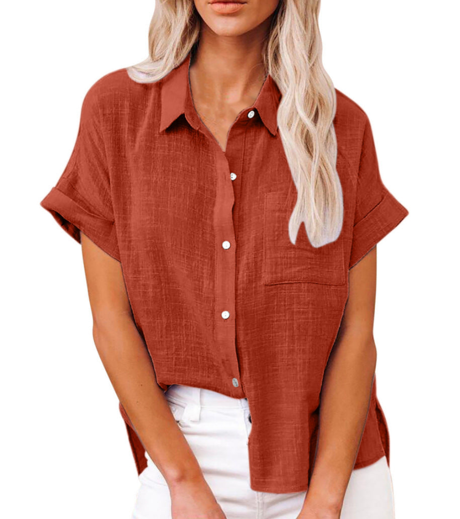 VIDAL BORDEAUX | BLOUSE À COL RELAXÉE POUR FEMMES