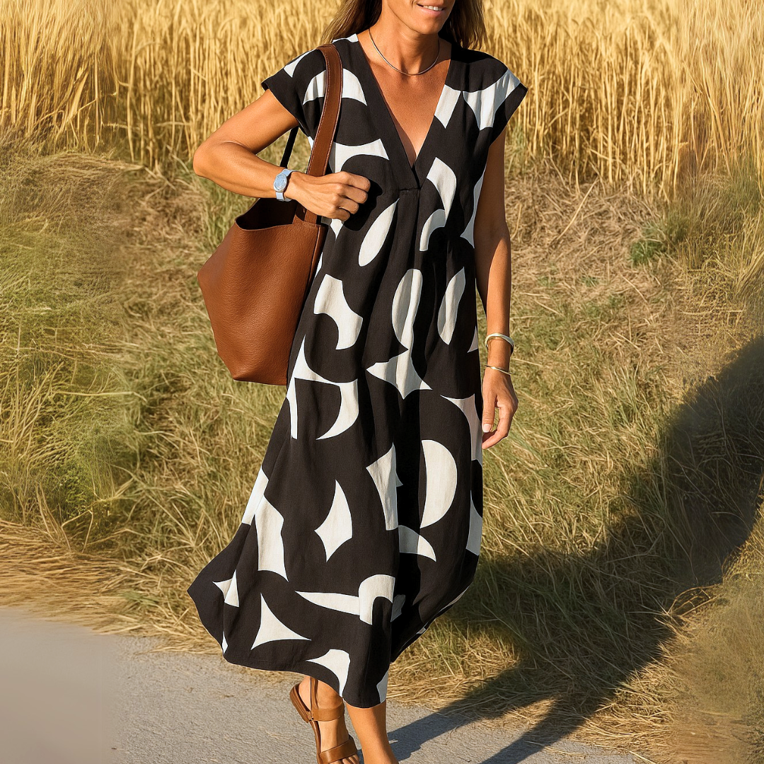 MOREAU LYON | ROBE IMPRIMÉE POUR FEMME