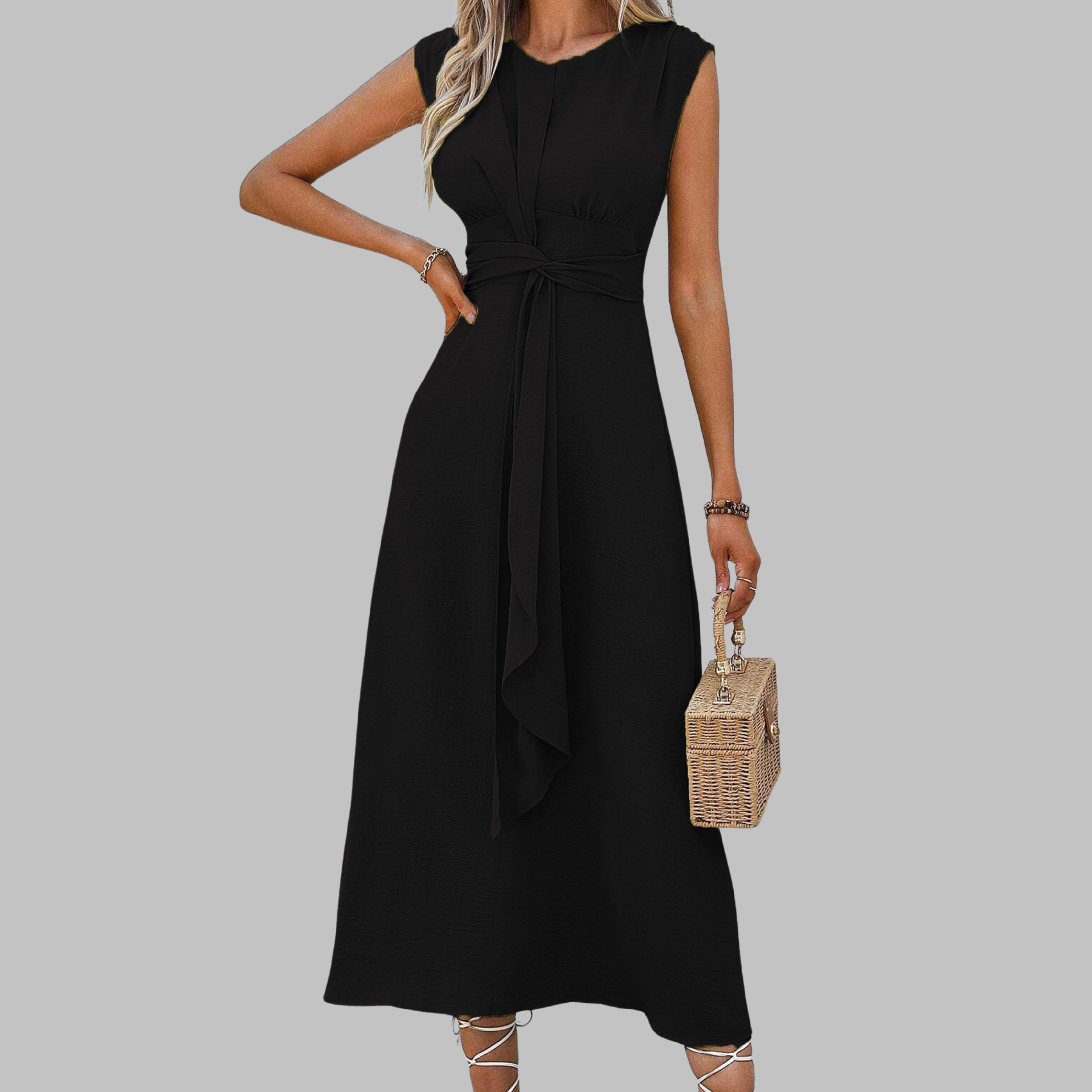 MOREAU LYON | ROBE MAXI SANS MANCHES POUR FEMMES