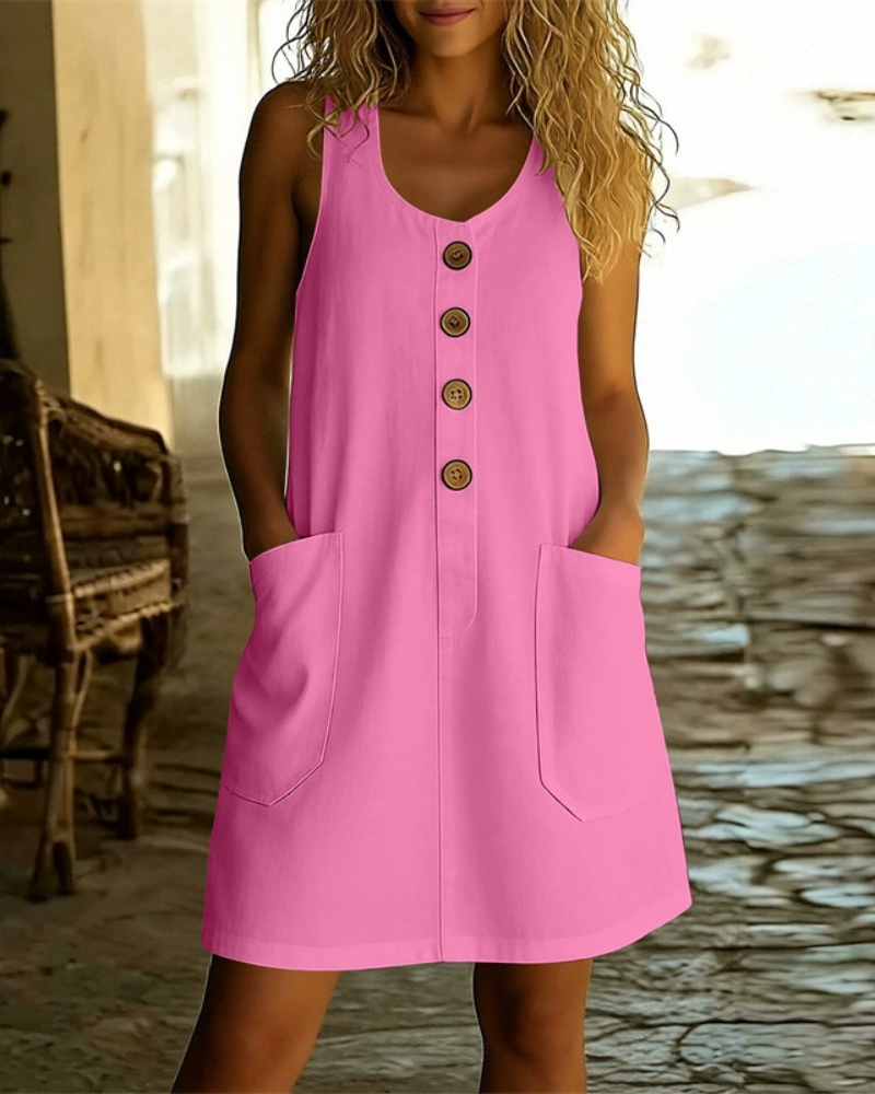 MOREAU LYON | ROBE À BOUTONS D'ÉTÉ POUR FEMMES