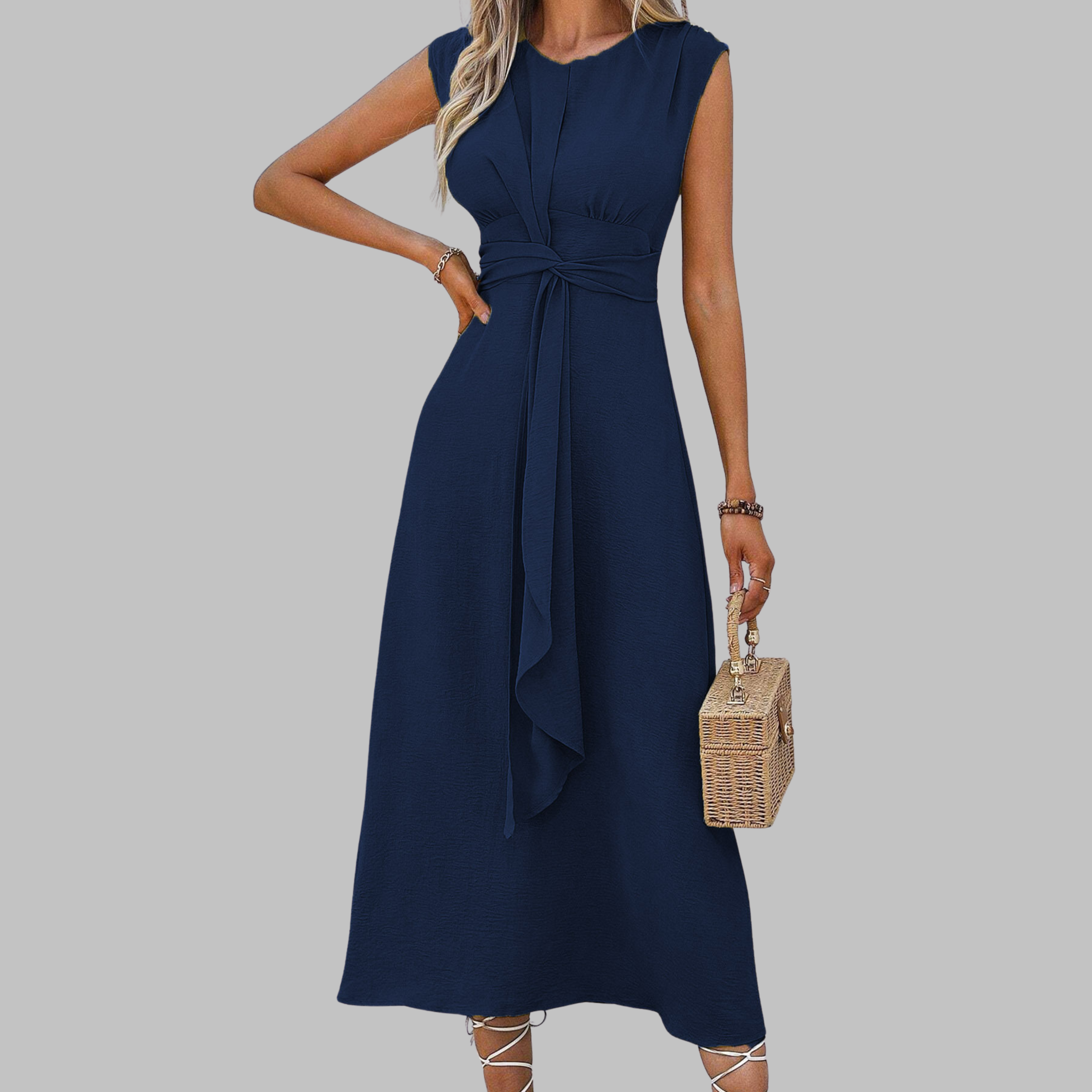 MOREAU LYON | ROBE MAXI SANS MANCHES POUR FEMMES