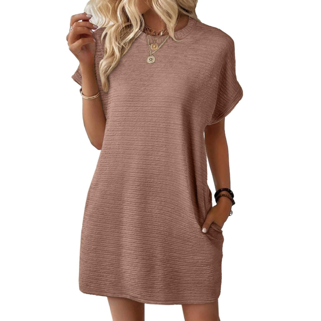 MOREAU LYON | ROBE À COL ROND POUR FEMMES