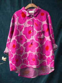 Mia - Blouse Fleurie Décontractée