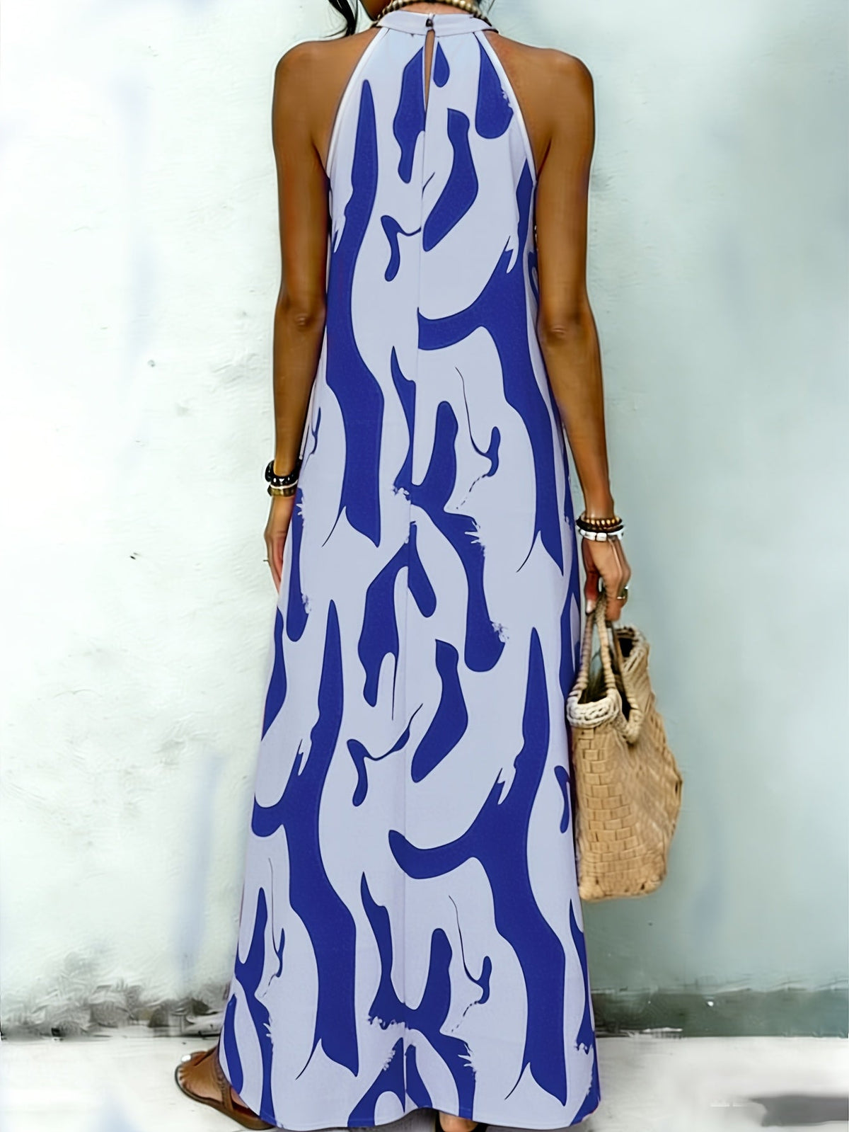 MOREAU LYON | ROBE MAXI HALTER CHIC POUR FEMMES