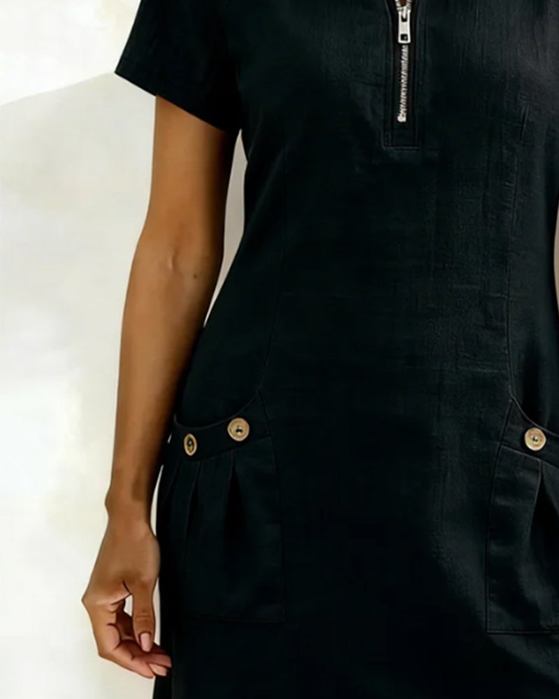 MOREAU LYON | UNE ROBE ZIP EN LIGNE POUR FEMMES